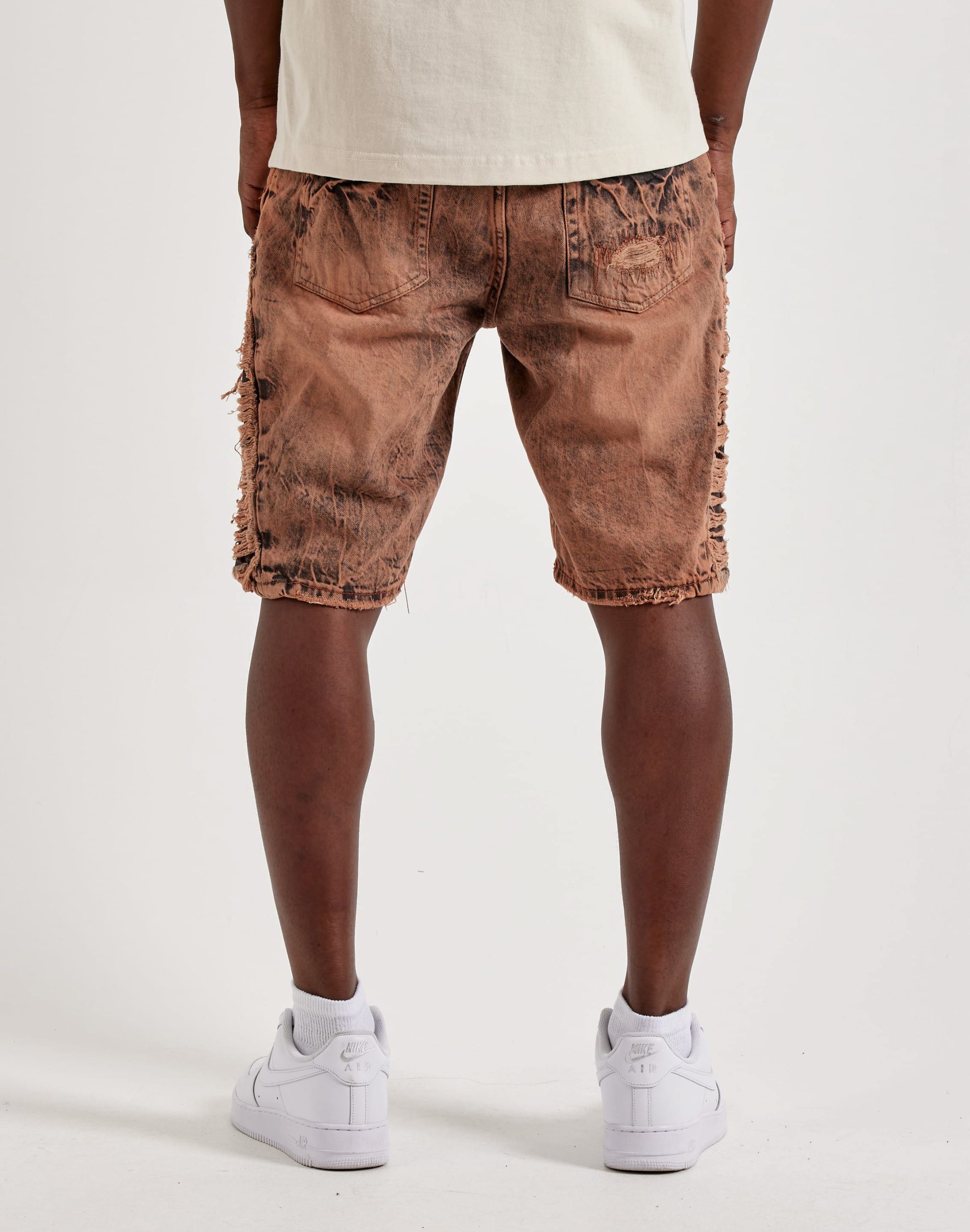 Grindhouse Distressed Denim Shorts - Image 4