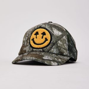 Happy Caps Double Blind Real Tree Camo Trucker Hat