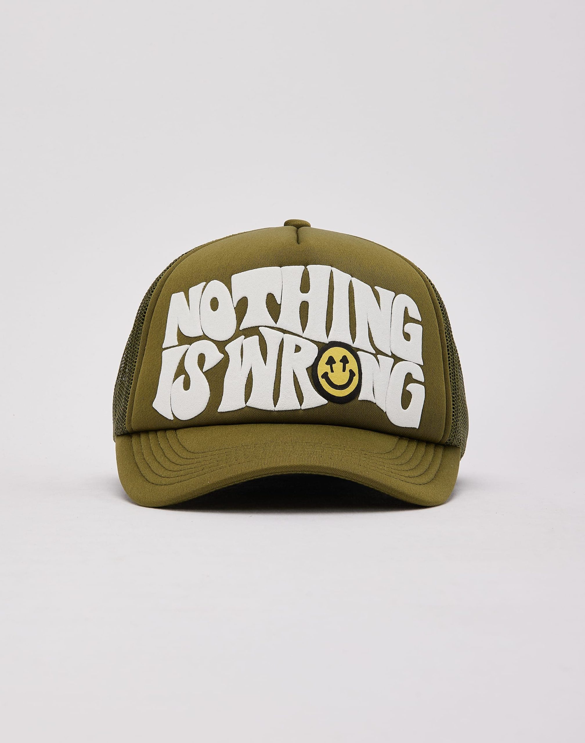 Happy Caps Nothing Is Wrong Trucker Hat - Image 2