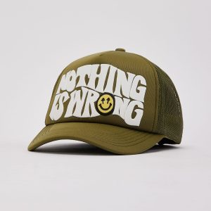Happy Caps Nothing Is Wrong Trucker Hat