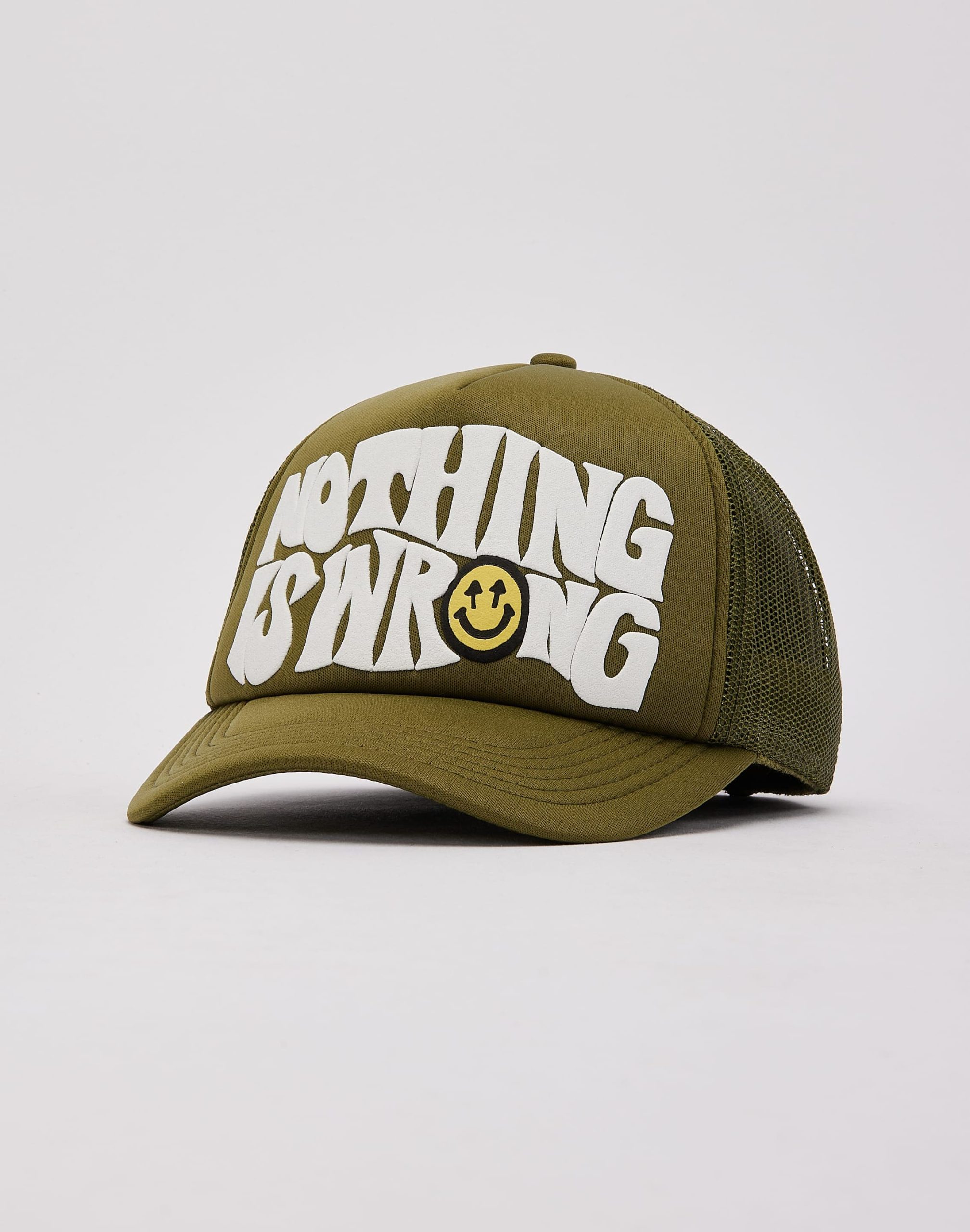 Happy Caps Nothing Is Wrong Trucker Hat