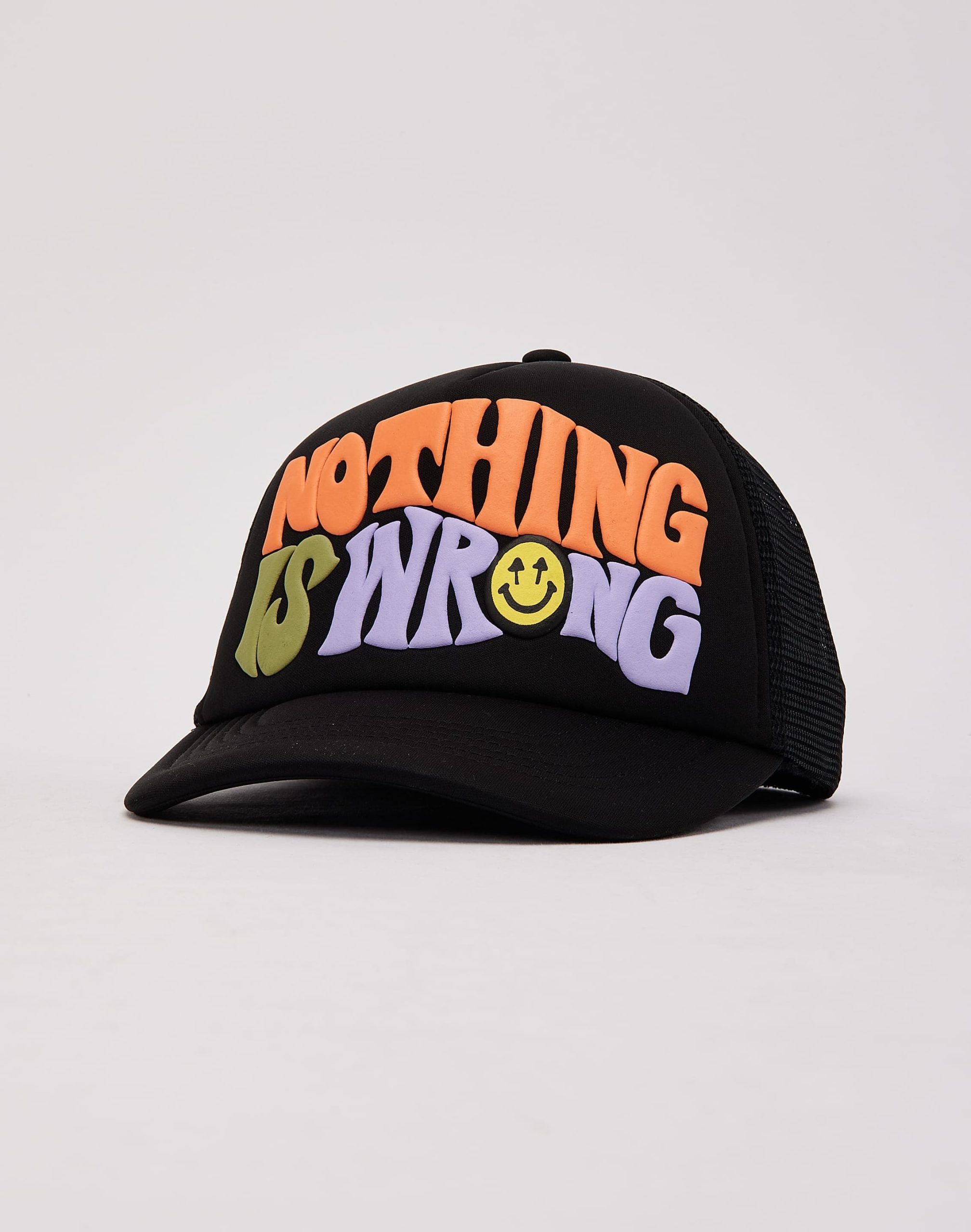 Happy Caps Nothing Is Wrong Trucker Hat