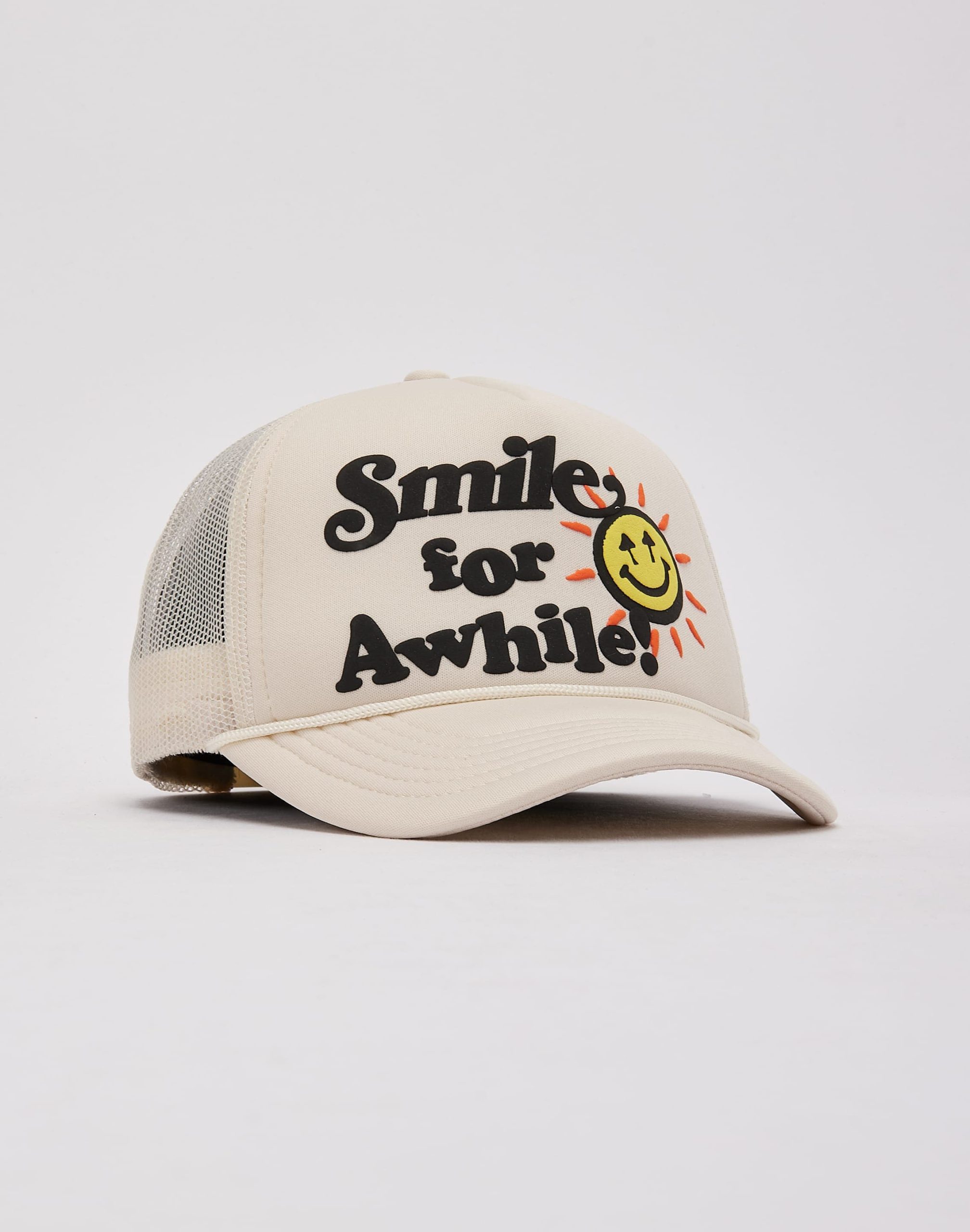 Happy Caps Smile For Awhile Trucker Hat - Image 3