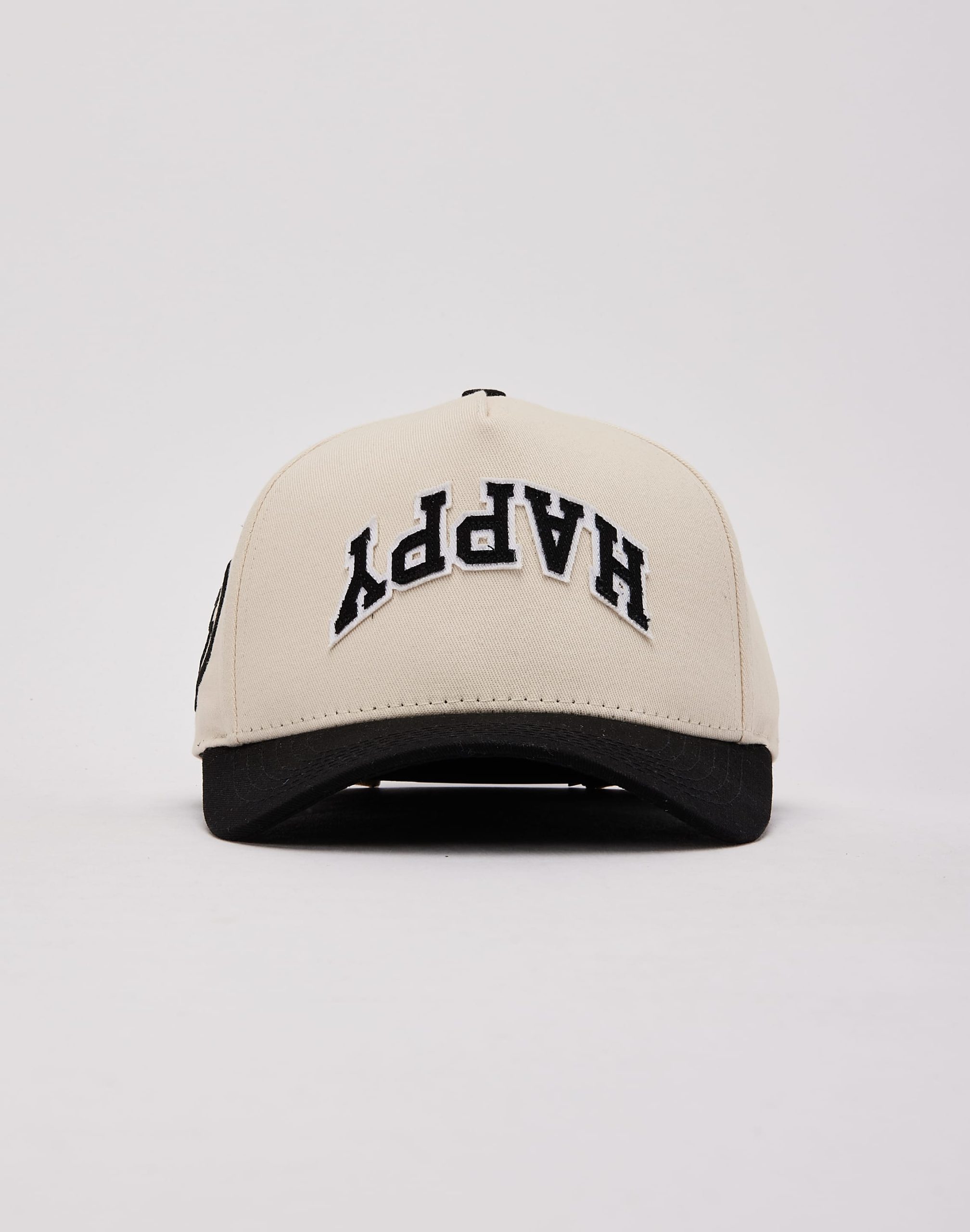 Happy Caps Upside Down Happy Snapback Hat - Image 2