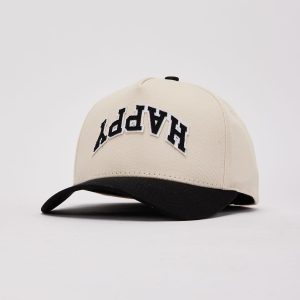 Happy Caps Upside Down Happy Snapback Hat
