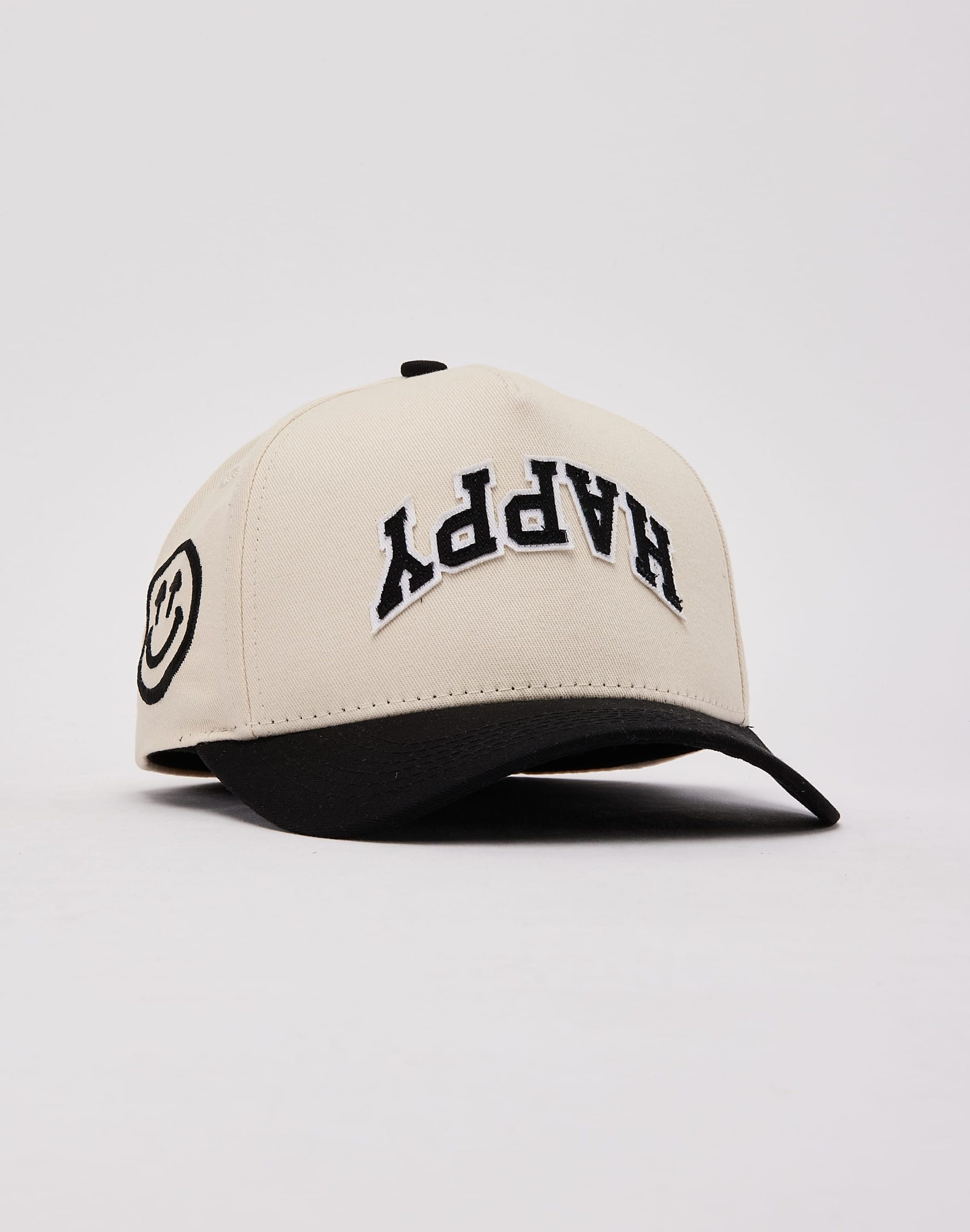 Happy Caps Upside Down Happy Snapback Hat - Image 3