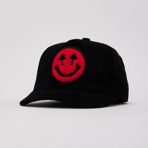 Happy Caps Corduroy Logo Hat