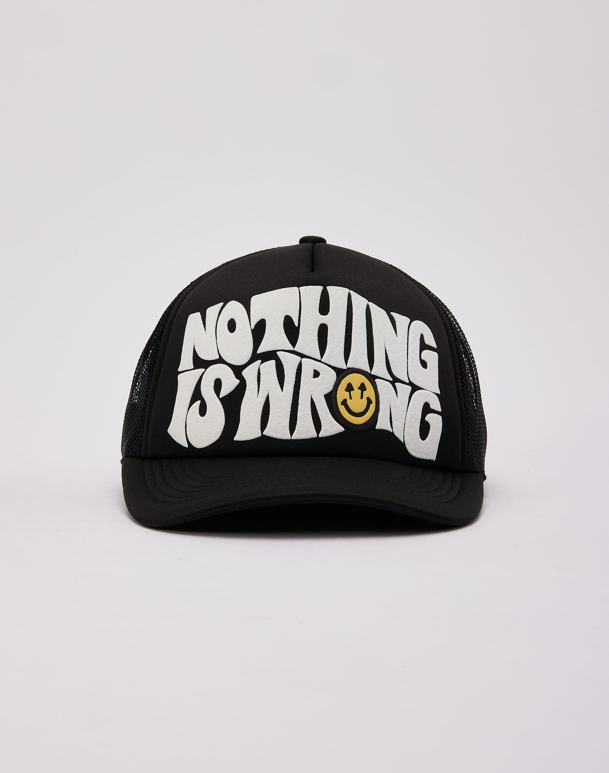 Happy Caps Nothing Is Wrong Trucker Hat - Image 2