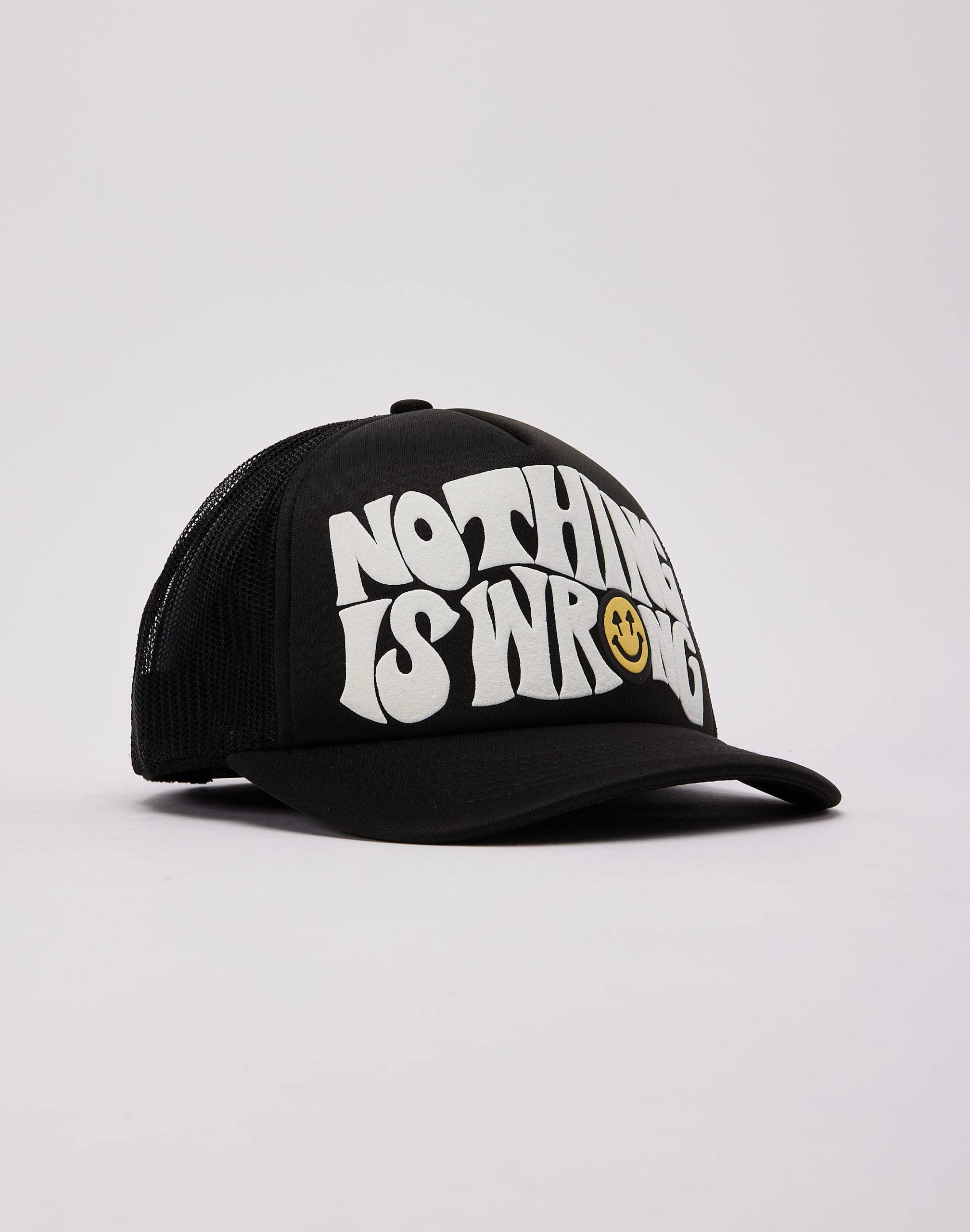 Happy Caps Nothing Is Wrong Trucker Hat - Image 3