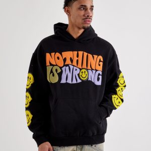 Happy Caps Nothing Is Wrong Hoodie