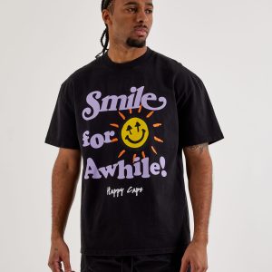 Happy Caps Smile For Awhile Tee