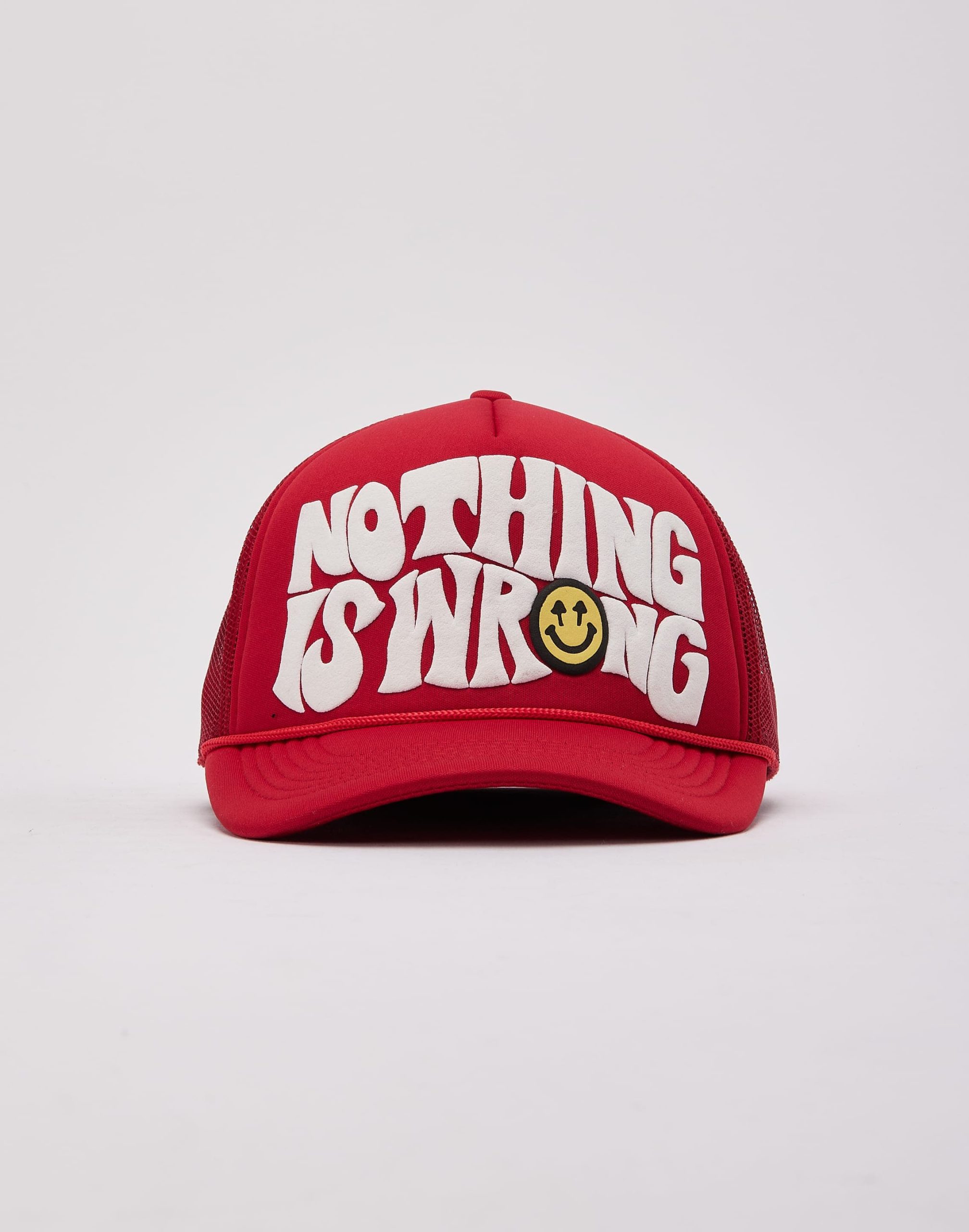 Happy Caps Nothing Is Wrong Trucker Hat - Image 2