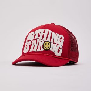 Happy Caps Nothing Is Wrong Trucker Hat