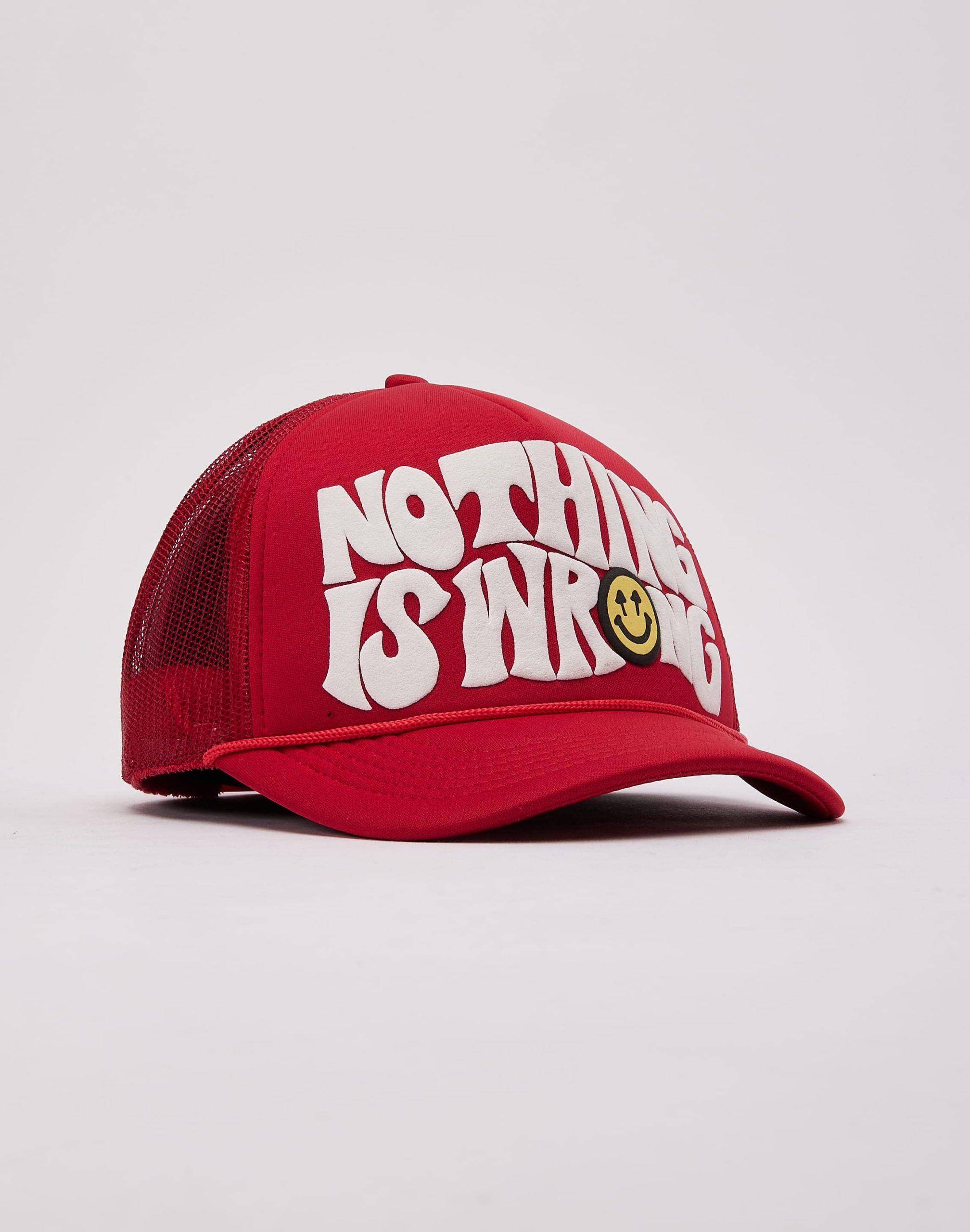 Happy Caps Nothing Is Wrong Trucker Hat - Image 3
