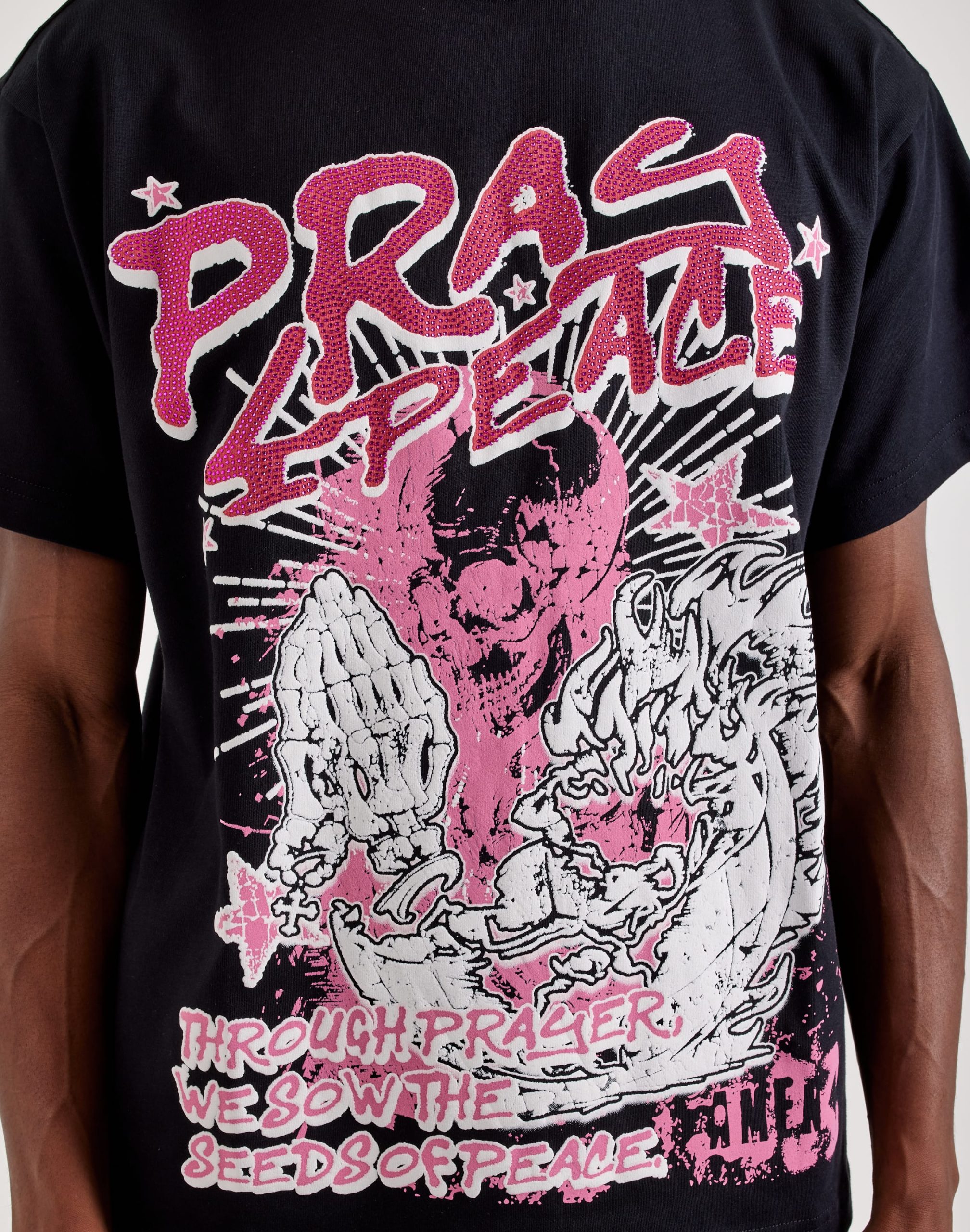 Heads or Tails Pray 4 Peace Tee - Image 2