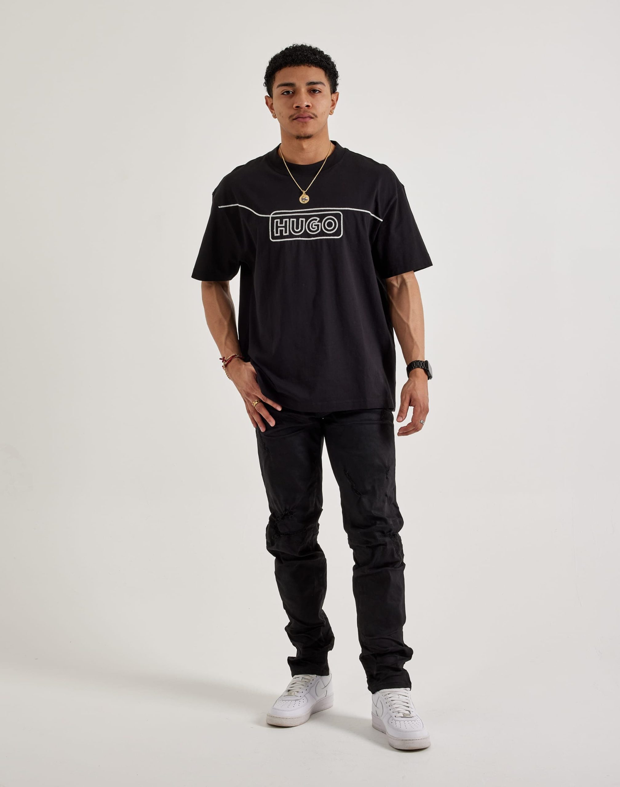 Hugo Stitched Tee - Image 4