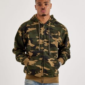 DH Essentials Basic Full-Zip Fleece Hoodie