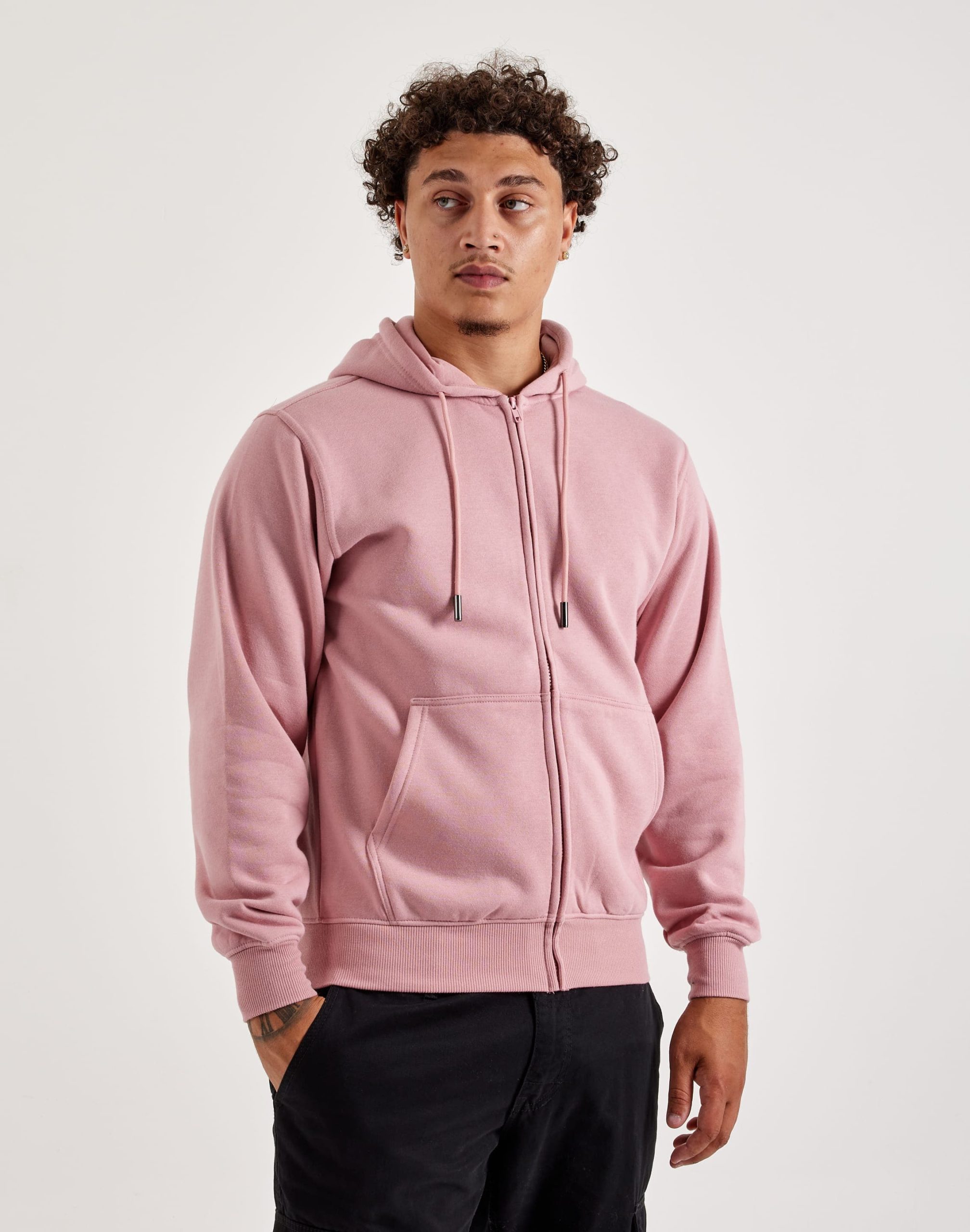 DH Essentials Basic Full-Zip Fleece Hoodie