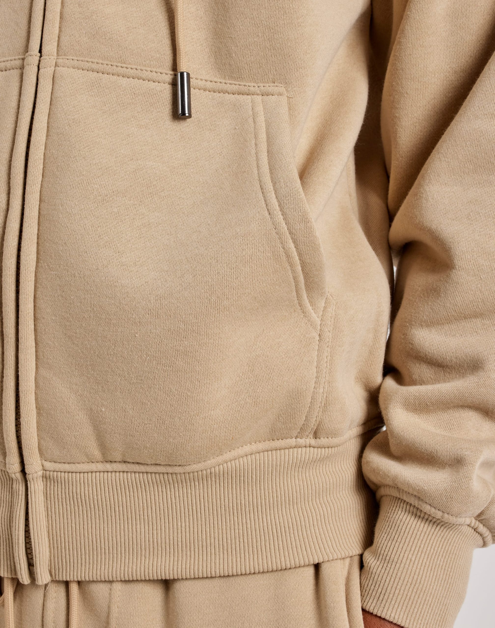 DH Essentials Basic Full-Zip Fleece Hoodie - Image 2