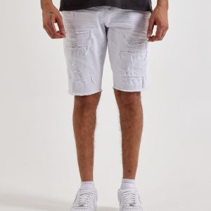 Jordan Craig Distressed Basic Denim Shorts