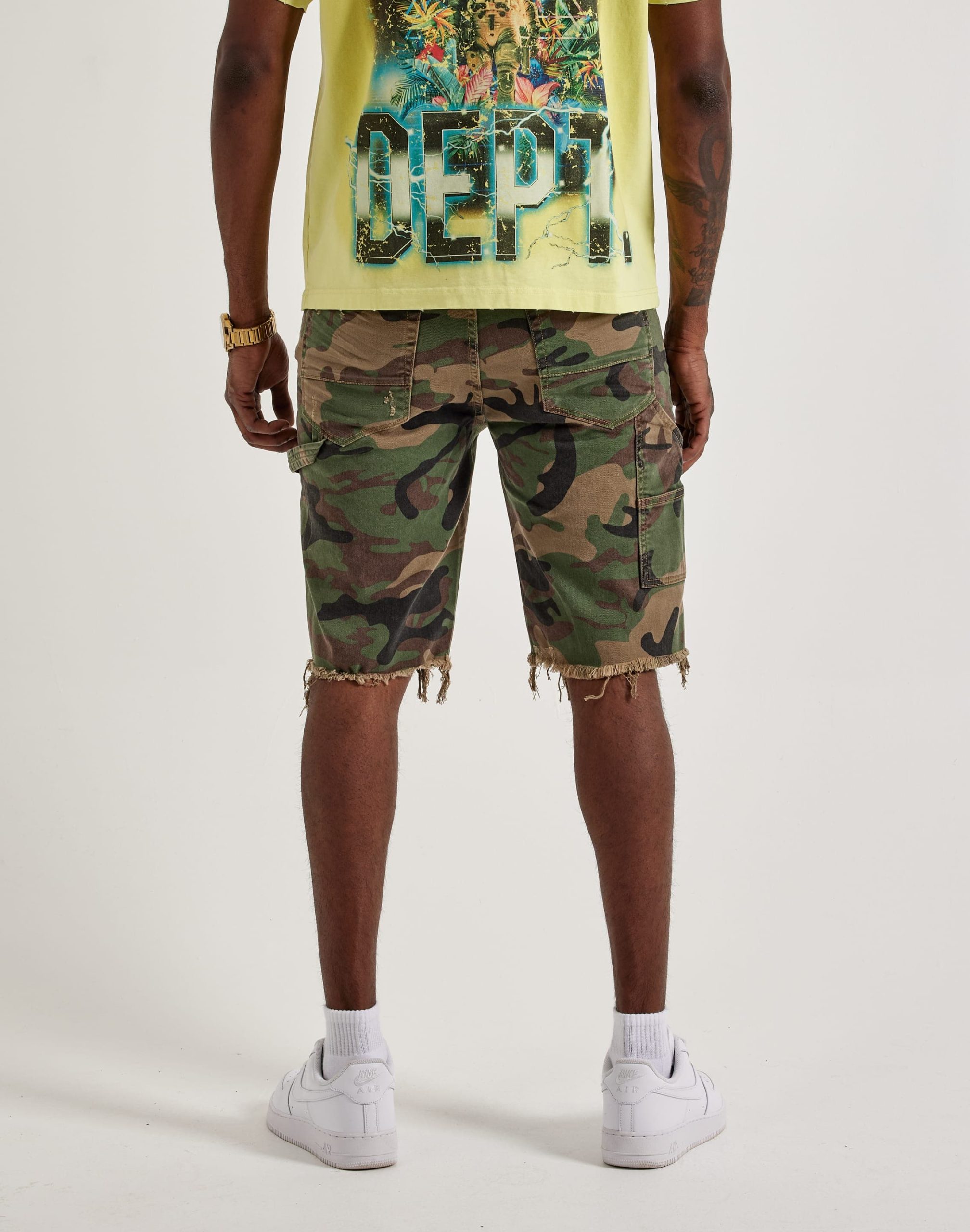 Jordan Craig Distressed Carpenter Shorts - Image 4