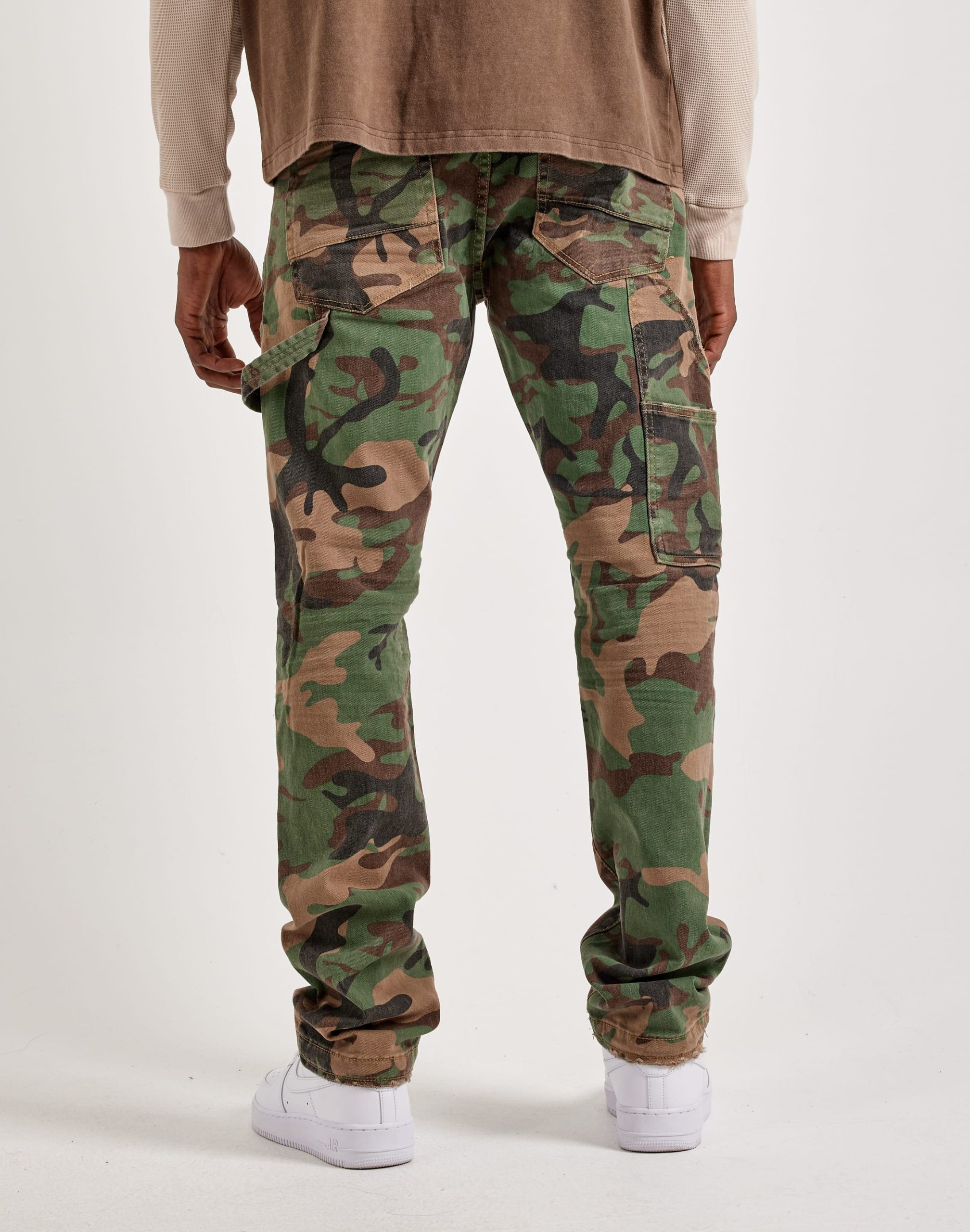 Jordan Craig Collins Distressed Carpenter Straight Pants - Image 3
