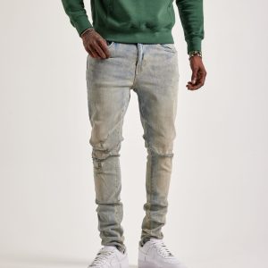 Jordan Craig Basic Sean Slim Distressed Denim Jeans