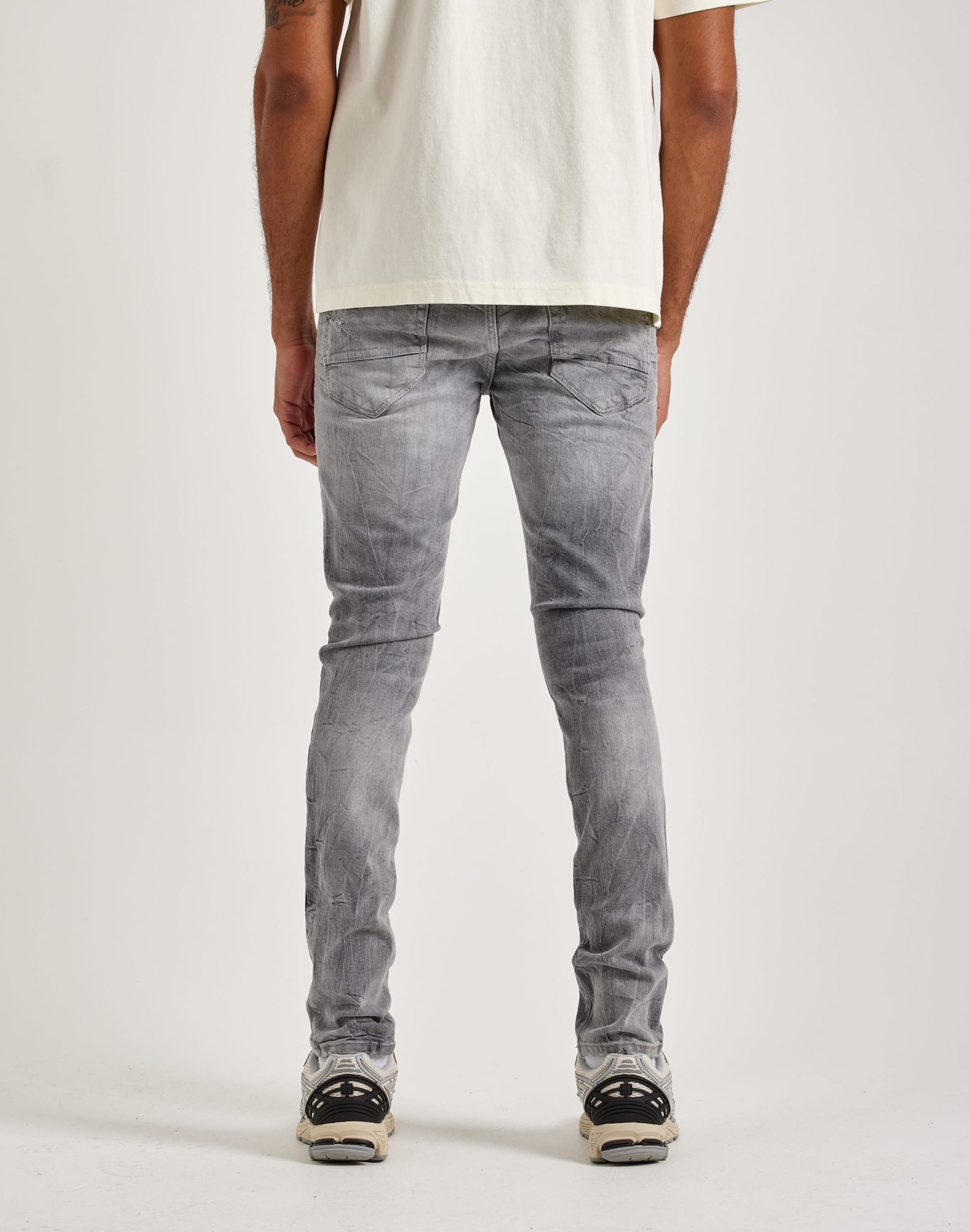 Jordan Craig Basic Sean Distressed Slim Denim Jeans - Image 3