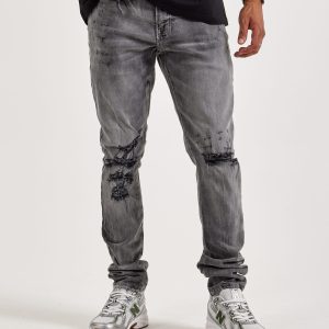 Jordan Craig Basic Sean Slim Distressed Denim Jeans
