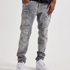 Jordan Craig Sean Slim Distressed Denim Jeans