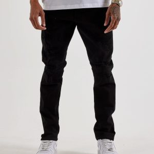 Jordan Craig Distressed Slim Sean Denim Jeans