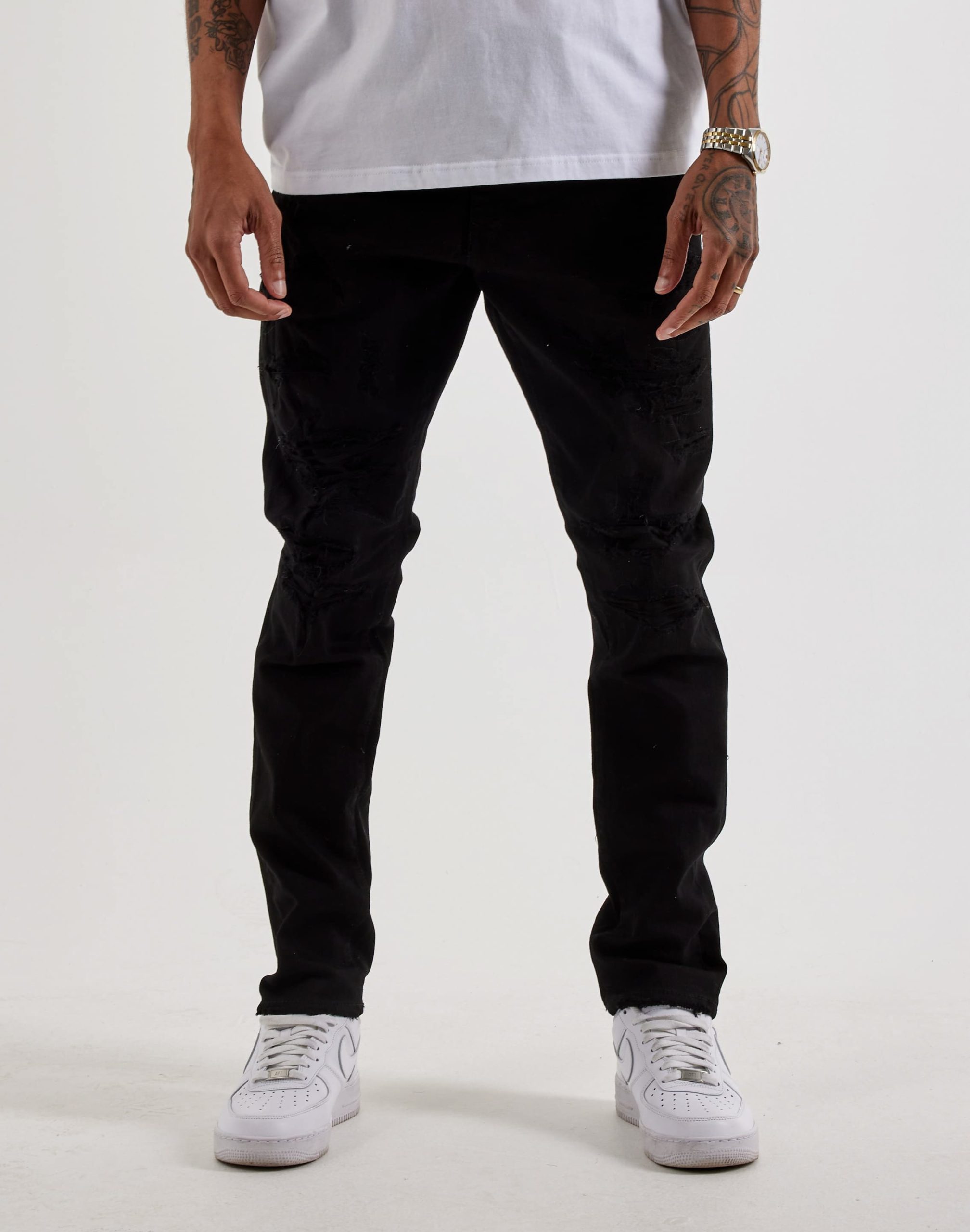 Jordan Craig Distressed Slim Sean Denim Jeans