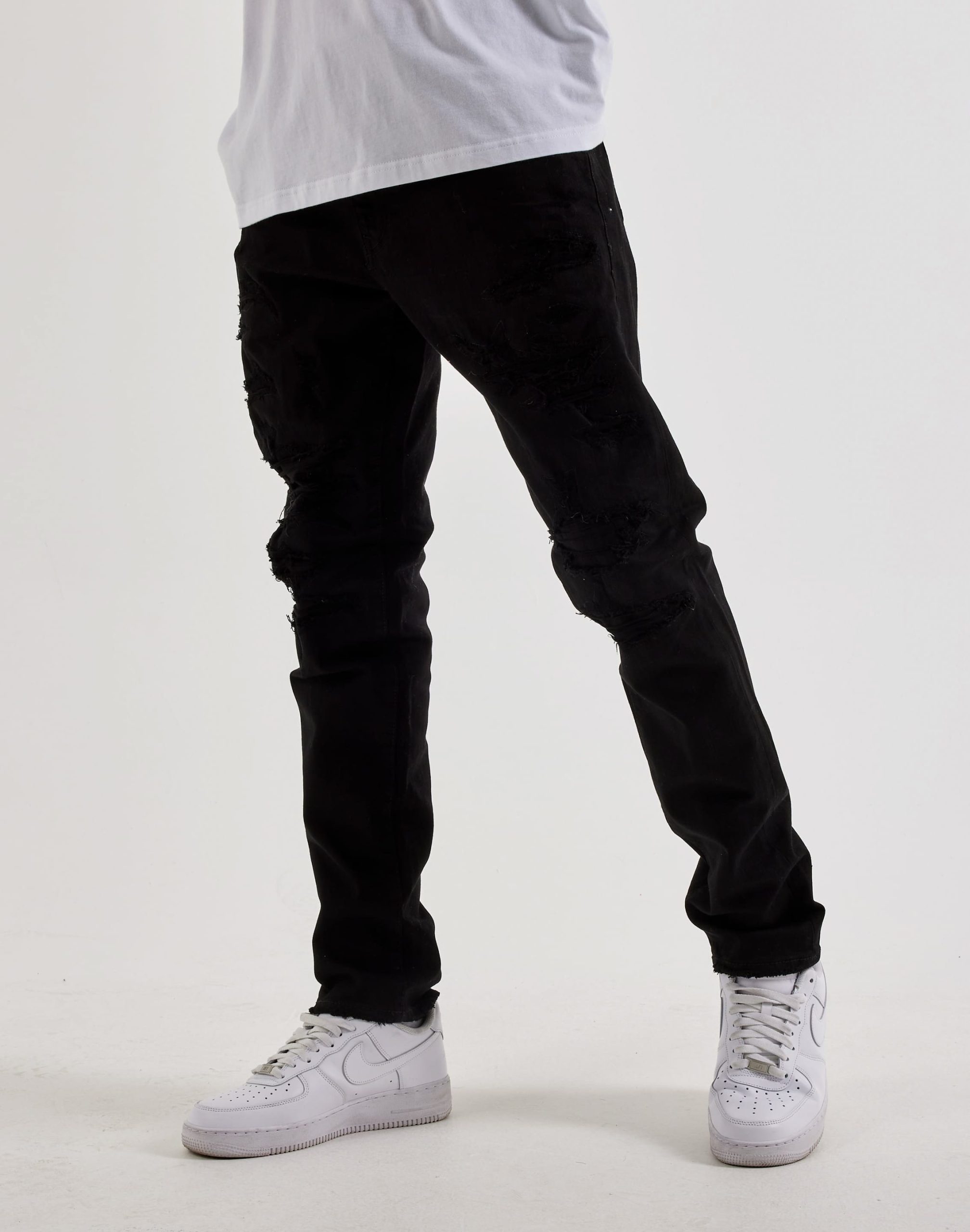 Jordan Craig Distressed Slim Sean Denim Jeans - Image 2