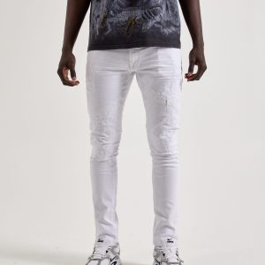 Jordan Craig Sean Distressed Slim Denim Jeans