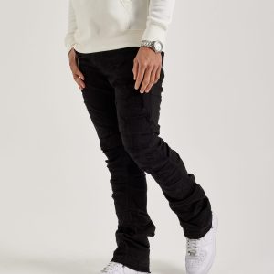 Jordan Craig Martin Stacked Distressed Denim Jeans