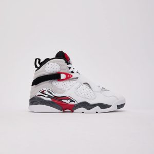 Jordan Air Jordan 8 Retro 'White and True Red' Grade-School