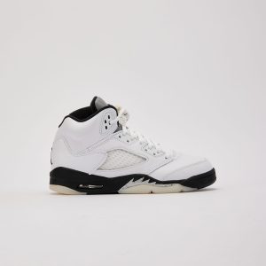 Jordan Air Jordan 5 Retro 'White and Black' Grade-School