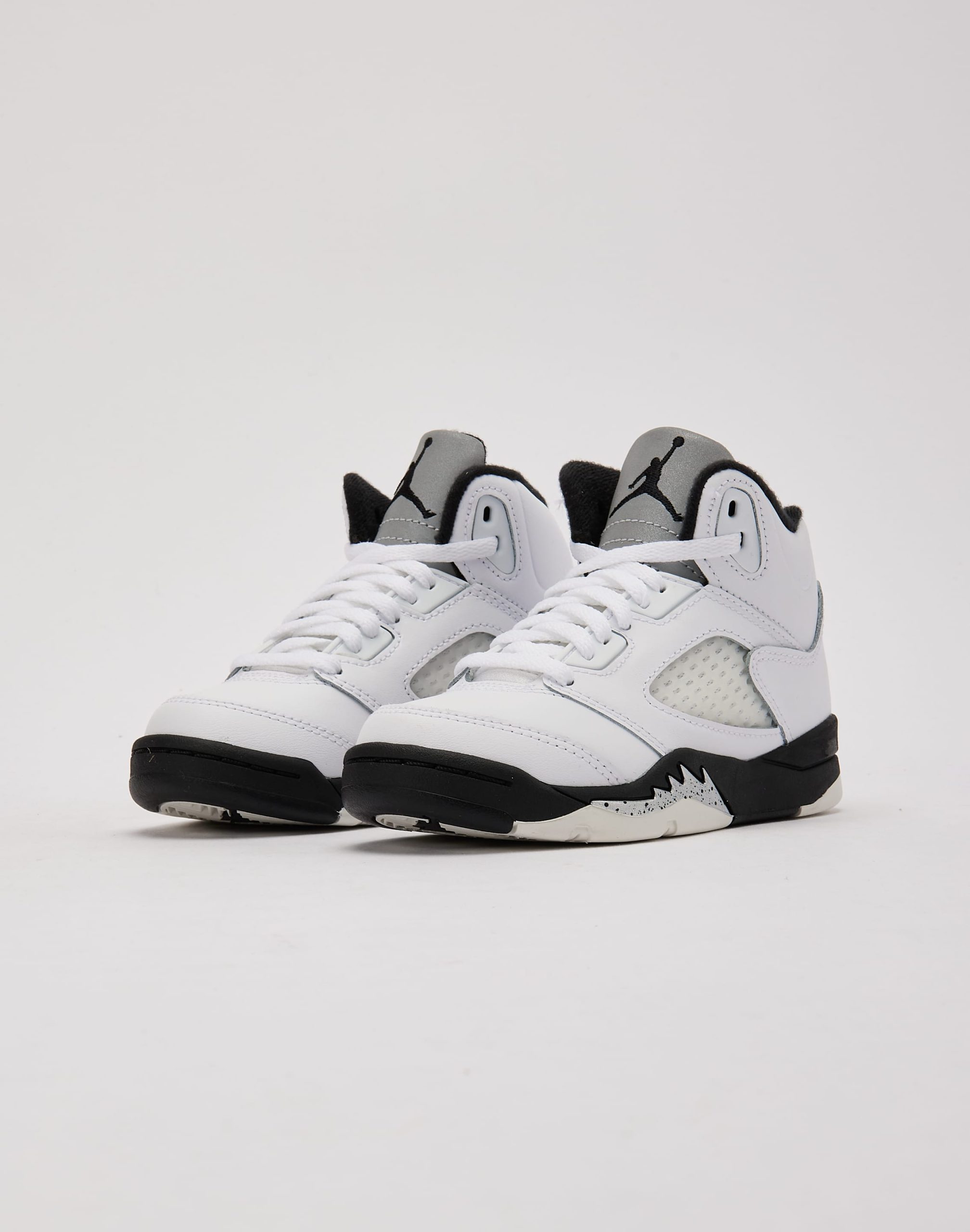 Jordan Air Jordan 5 Retro 'White and Black' Pre-School - Image 2