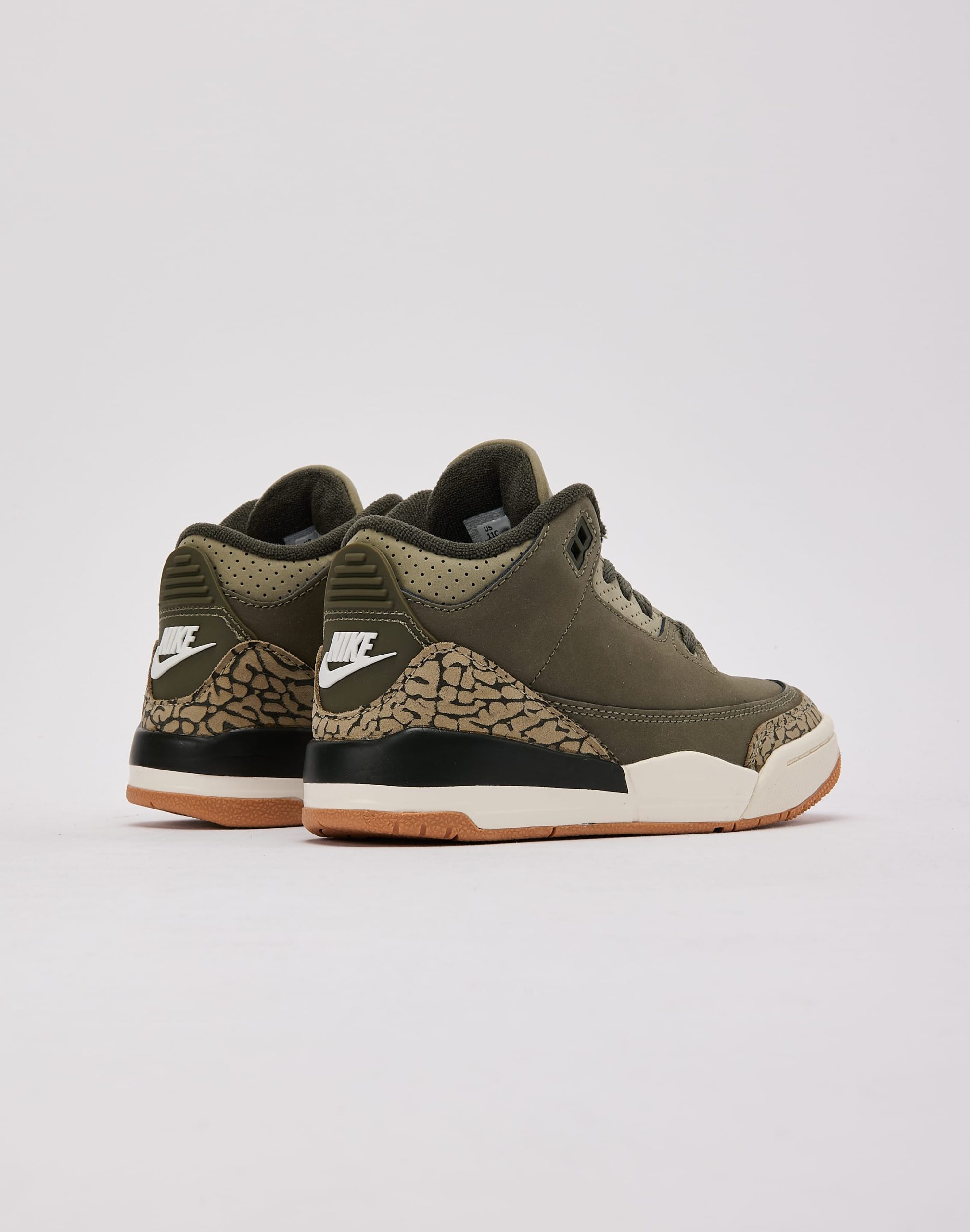 Jordan Air Jordan 3 Retro 'Medium Olive' Pre-School - Image 3
