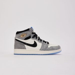 Jordan Air Jordan 1 Retro High OG 'Cool Grey And Sail' Grade-School