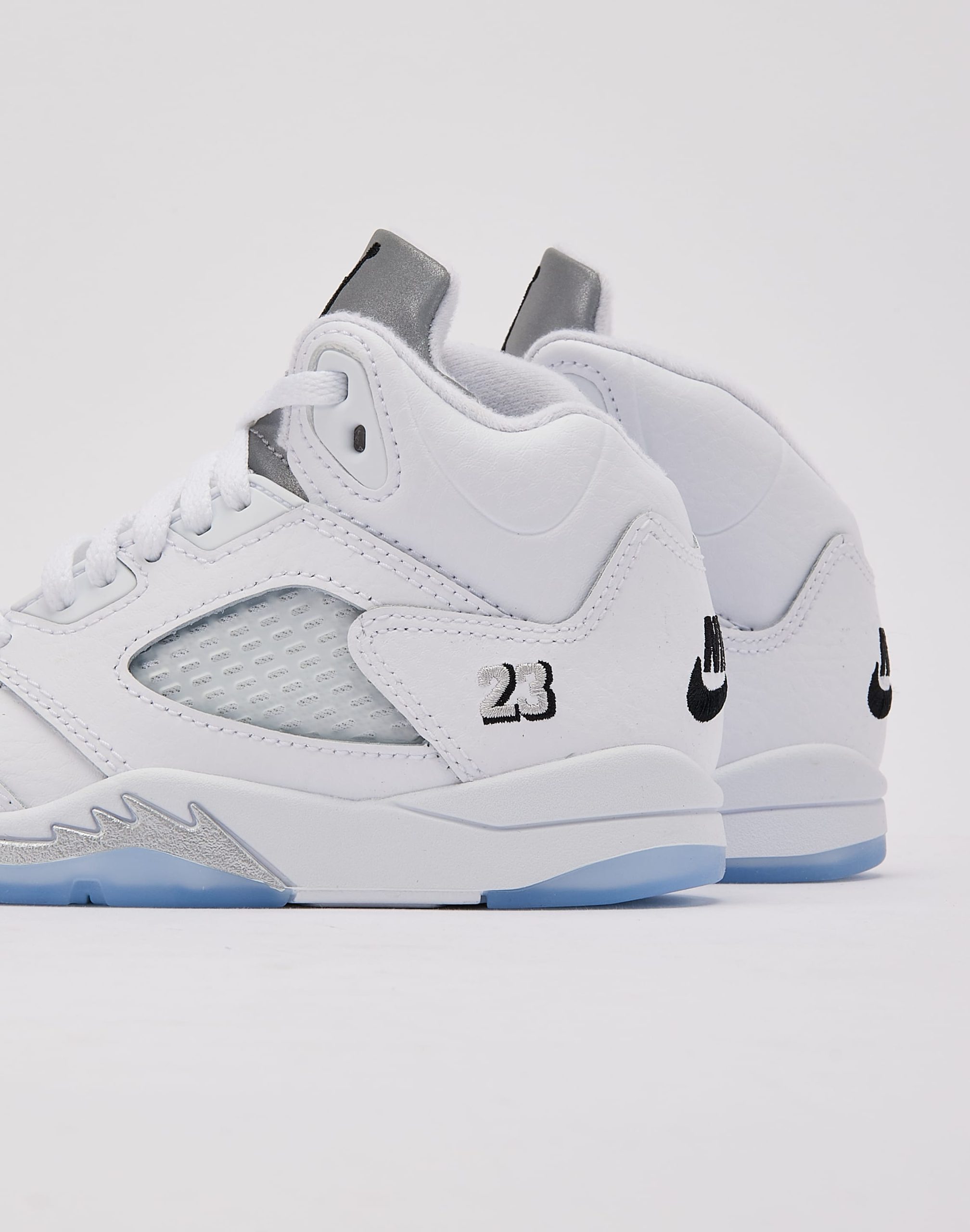 Jordan Air Jordan 5 Retro 'White Metallic' Pre-School - Image 6