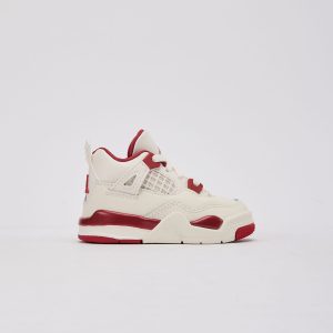 Jordan Air Jordan 4 Retro 'Pale Ivory and Tough Red' Toddler