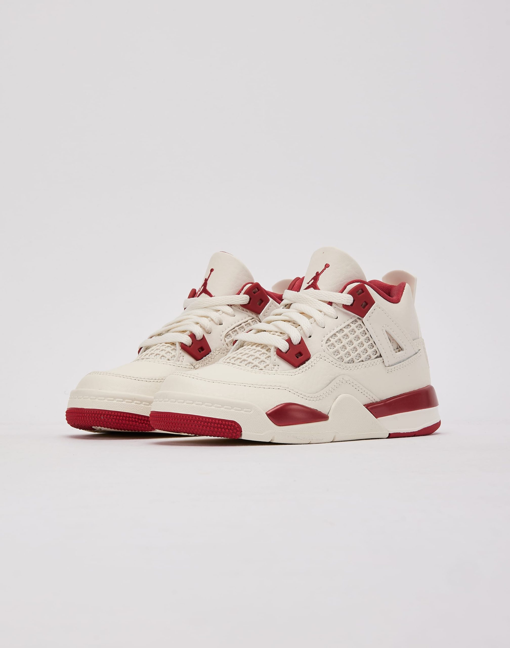 Jordan Air Jordan 4 Retro 'Pale Ivory and Tough Red' Pre-School - Image 2