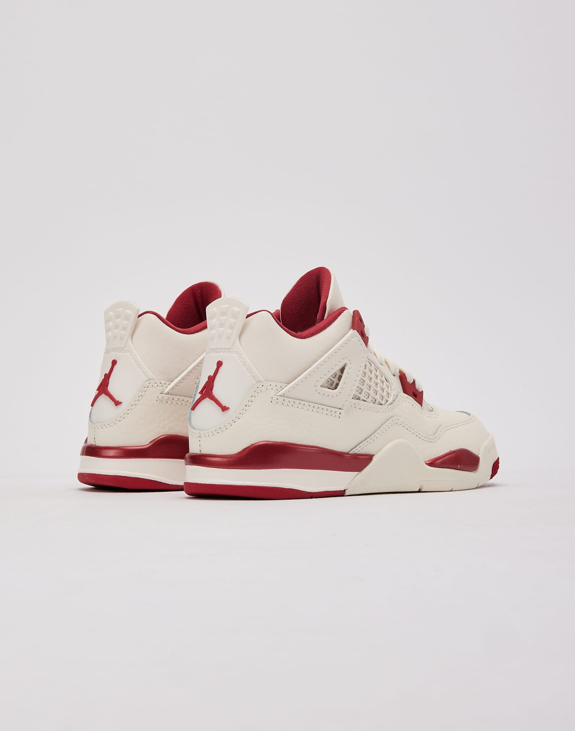 Jordan Air Jordan 4 Retro 'Pale Ivory and Tough Red' Pre-School - Image 3