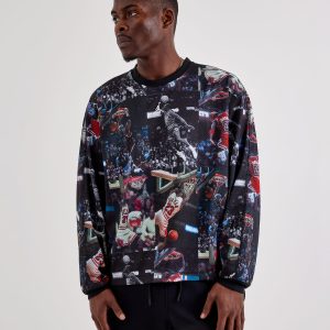 Jordan All-Over Print Crewneck Sweatshirt