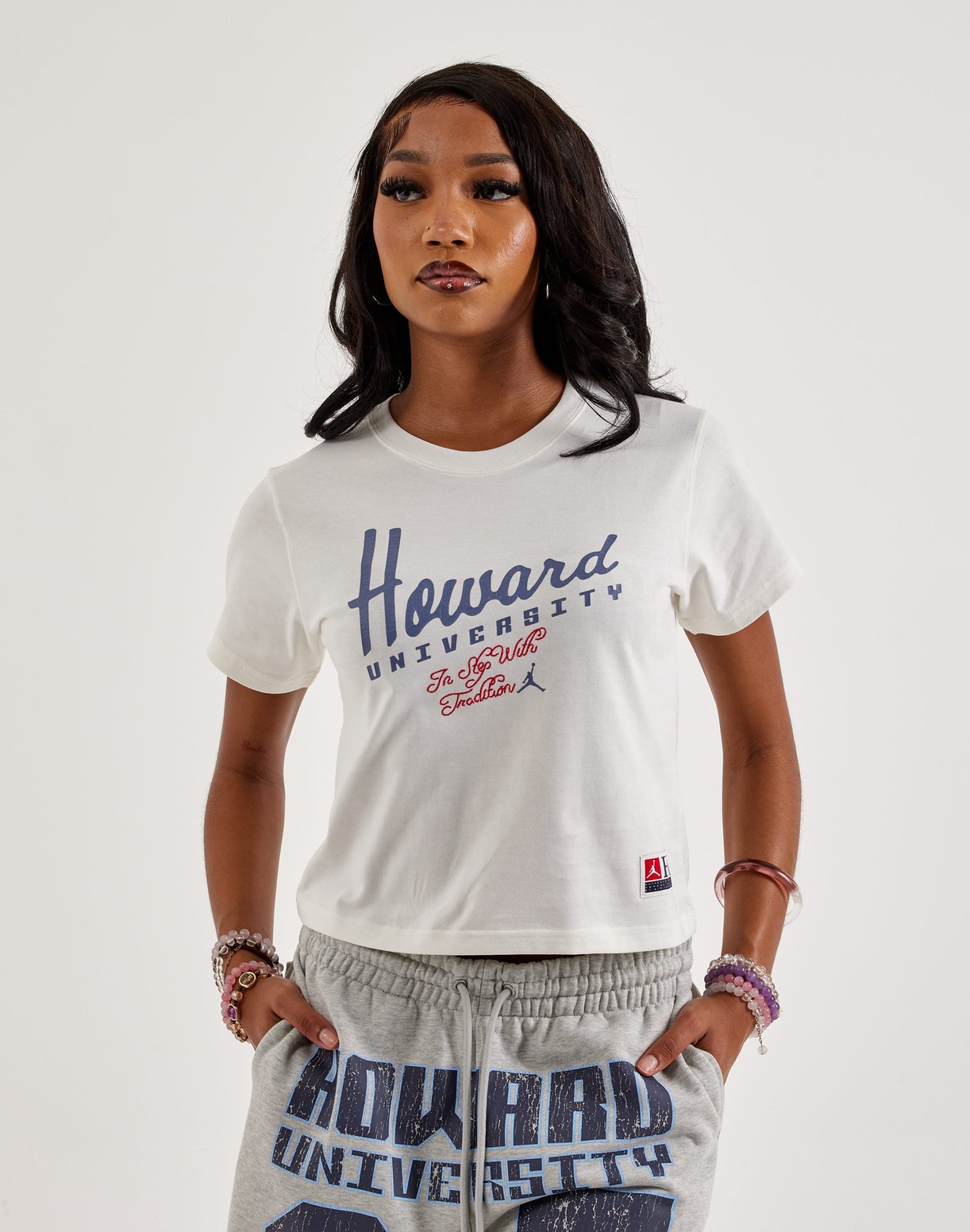 Jordan Howard University Cropped Graphic Tee