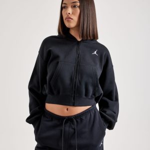 Jordan Brooklyn Fleece Cropped Zip Hoodie
