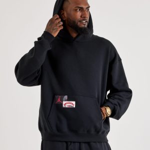 Jordan Brooklyn Oversized Pullover Fleece Hoodie