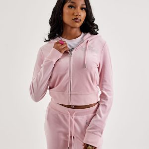 Juicy Couture Angel Reese Big Bling Velour Hoodie