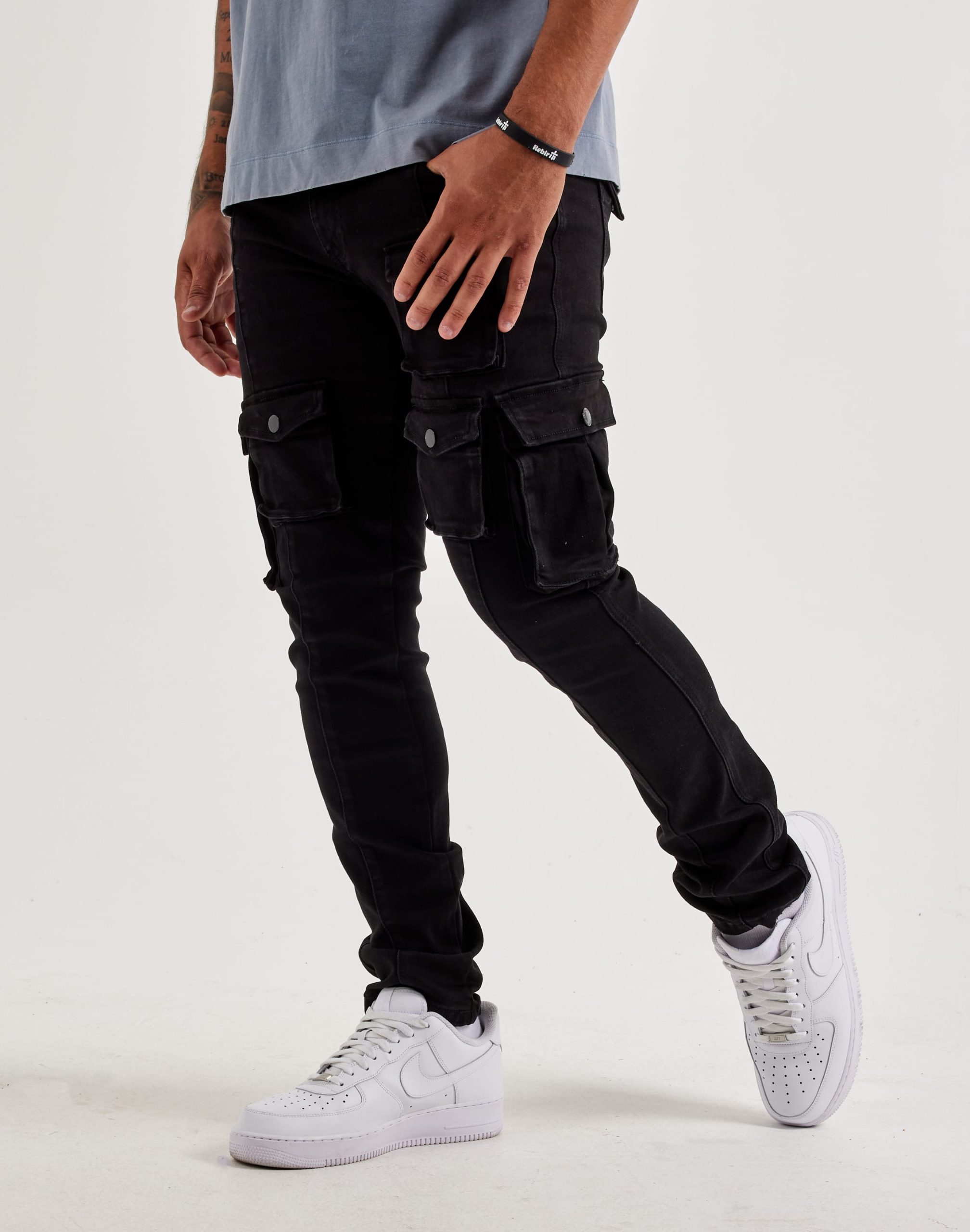 Kilogram Multi-Pocket Cargo Jeans - Image 2